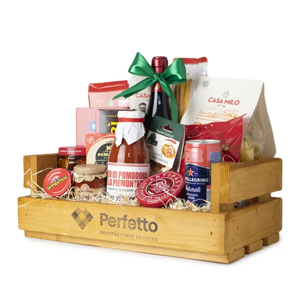 Drevený darčekový kôš - Bologna