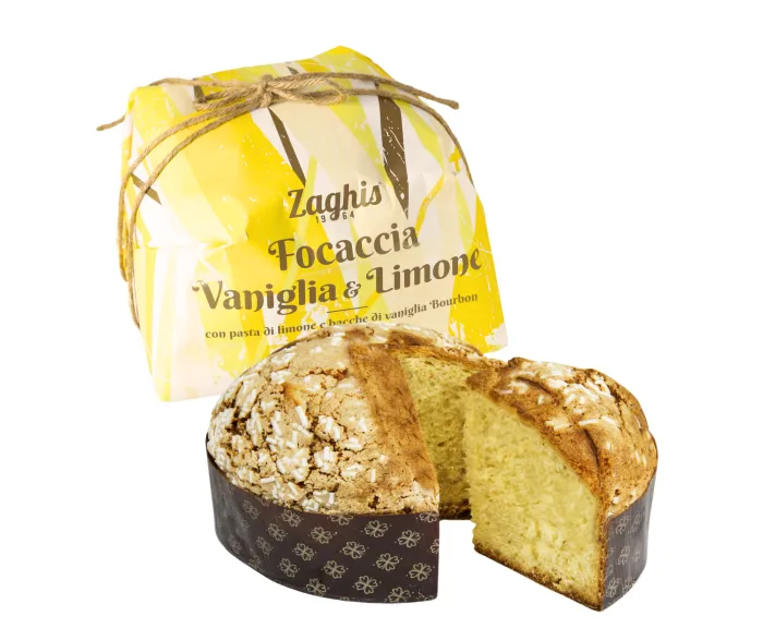 Zaghis focaccia s citrónovou pastou a bourbon vanilkou 600g