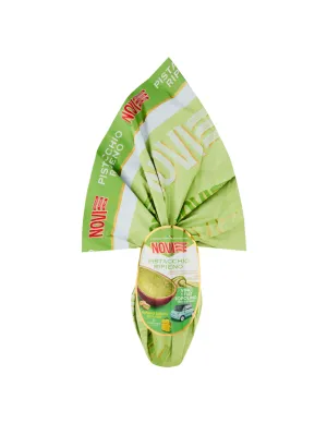 Novi čokolákové vajíčko s pistáciovým krémom a karamelizovanými kúskami pistácií 300g