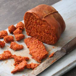 San Vincenzo Nduja kalábrijská pikantná nátierková saláma 2x410g thumbnail-2