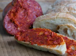 San Vincenzo Nduja kalábrijská pikantná nátierková saláma 2x410g thumbnail-3