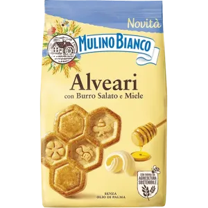 Mulino Bianco Alveari sušienky so slaným maslom a medom 300g