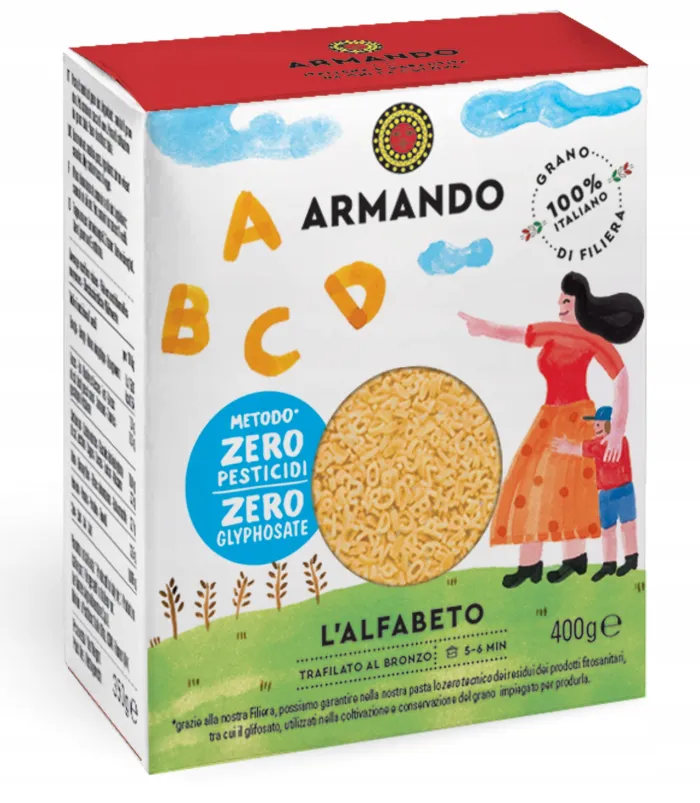 Armando cestoviny písmenka bez pesticídov 400g