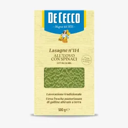 De Cecco vaječné špenátové lazane 500g thumbnail-2