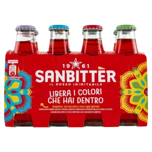 Sanbitter nealkoholický aperitív rosso 8x0,1l