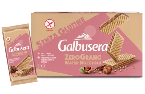 Galbusera Wafer plnené lieskovcovým krémom bez lepku 180g