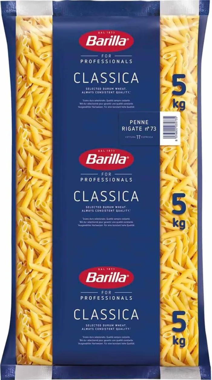 Barilla Penne N°73 5 kg Barilla Penne N°73 5 kg