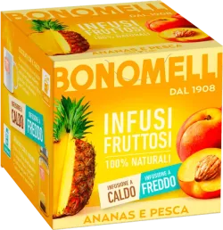 Bonomelli ovocný čaj s príchuťou ananása a broskyne 24g thumbnail-1