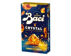 Perugina Baci pralinky s horkou čokoládou a pomarančovými kryštálikmi v krabičke 150g thumbnail-1