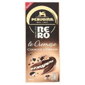 Perugina horká čokoláda s krémom a kúskami sušienok 100g