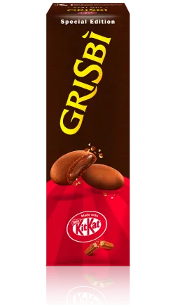 Vicenzi Grisbi sušienky plnené krémom zo sušienok KitKat 112g thumbnail-2
