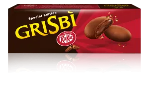 Vicenzi Grisbi sušienky plnené krémom zo sušienok KitKat 112g