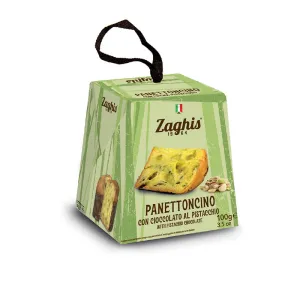 Zaghis Panettoncino s pistáciovou čokoládou 100g