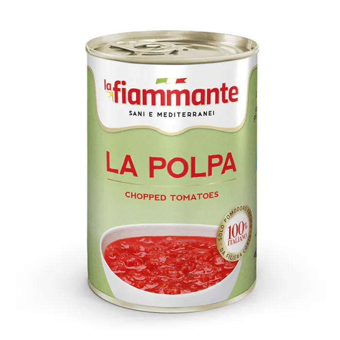 La Fiammante nakrájané paradajky la polpa 400g