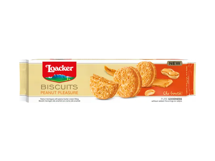 Loacker sušienky s arašidovým krémom 80g