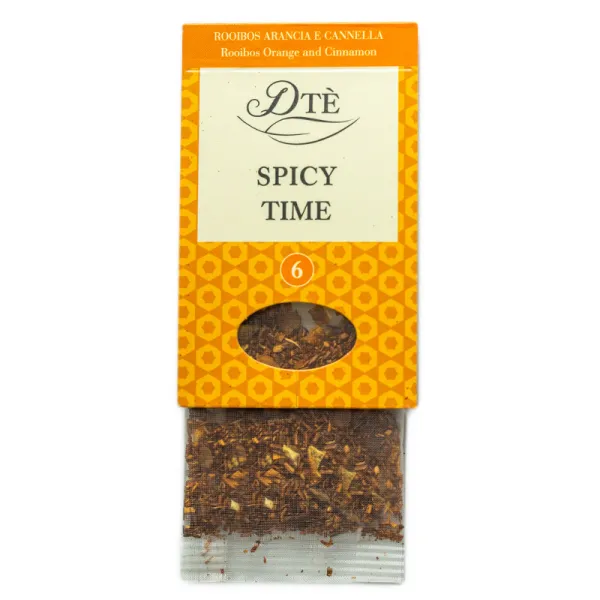 Caffé Diemme DTÉ Spicy time čaj Rooibos s pomarančovou kôrou a škoricou 36g