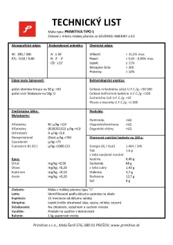 Molino Pasini talianska múka Primitiva Tipo "1" 1kg thumbnail-3