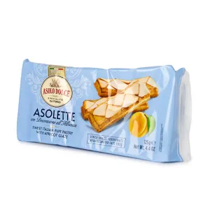 Asolo Dolce Asolette lístkové cesto s marhuľovou polevou 125g