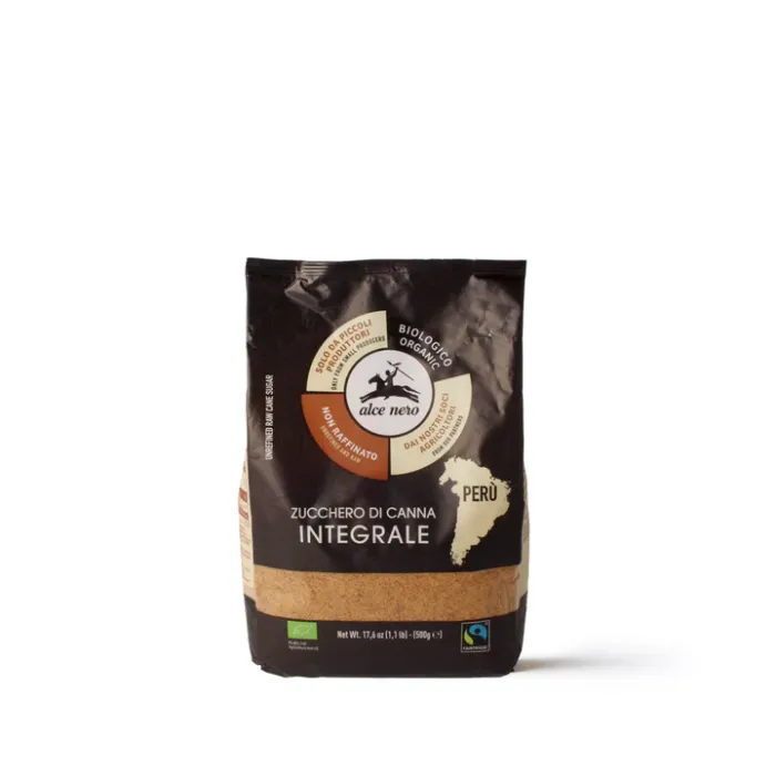 Alce Nero nerafinovaný trstinový cukor 500g