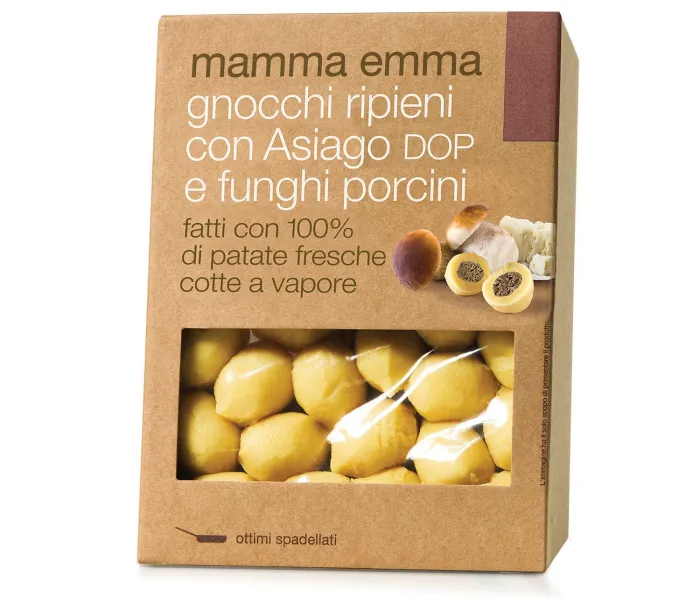 Mamma Emma Gnocchi so syrom Asiago DOP a hríbmi 350g
