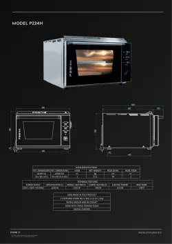 Effeuno elektrická pec P234H - 3,4kW thumbnail-8