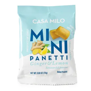Casa Milo mini panetti zázvor citrón 25g
