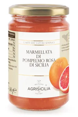 Agrisicilia marmeláda z ružového sicílskeho grapefruitu 360g thumbnail-1