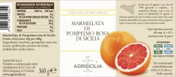 Agrisicilia marmeláda z ružového sicílskeho grapefruitu 360g thumbnail-2