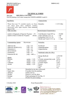 Molino Pasini talianska múka Pizza Country 10kg thumbnail-3
