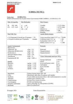 Molino Pasini talianska chlebová múka Brianza "00" 25kg thumbnail-2