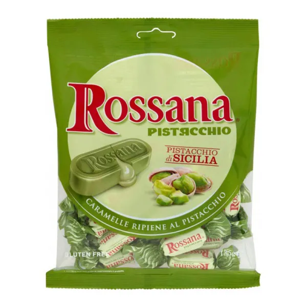 Rossana pistáciové cukríky s pistáciovým krémom 150g