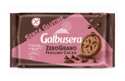 Galbusera Frollini s kakaom a kúskami čokolády bez lepku a laktózy 220g thumbnail-1