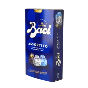 Perugina Baci pralinky z bielej, mliečnej a horkej čokolády v krabičke 200g
