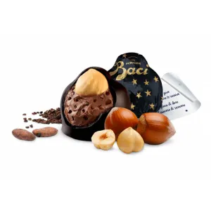 Perugina Baci pralinky s horkou 70% čokoládou v tube 37,5g