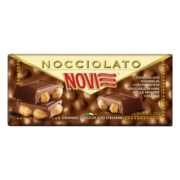 Novi Gianduja mliečna čokoláda s lieskovcami 130g