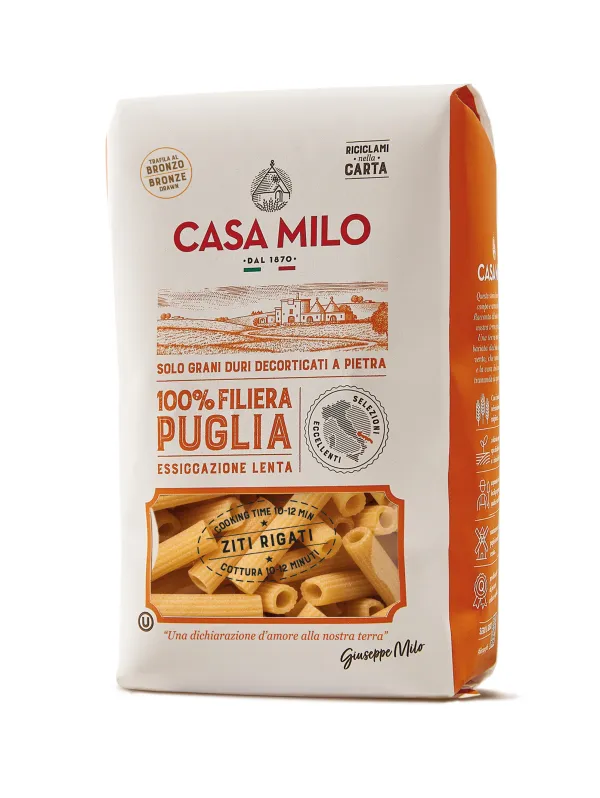 Casa Milo Ziti Rigati 500g