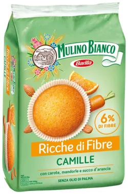 Mulino Bianco Camille muffiny s mrkvou, mandľami a pomarančovým džúsom 304g thumbnail-1