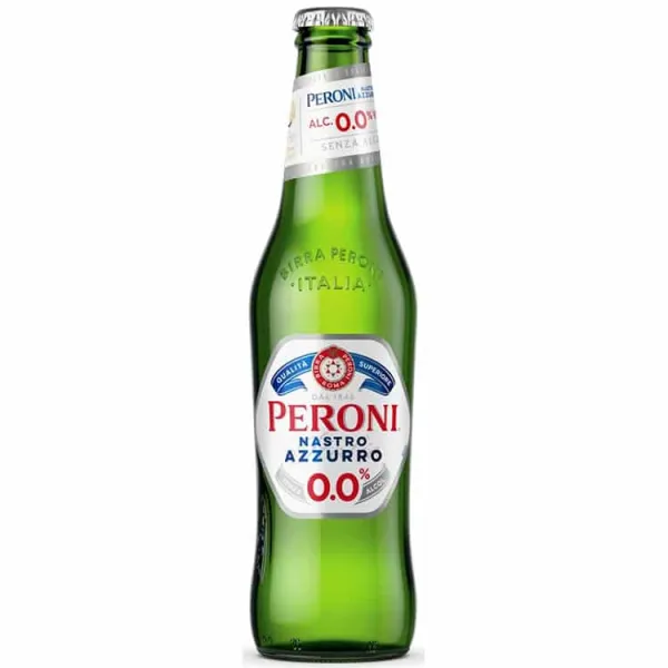 Peroni Nastro Azzurro nealkoholické pivo 0.0% 330ml