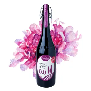 Villa Teresa červené nealkoholické pološumivé víno z hroznového muštu 0,75l