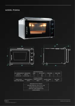 Effeuno elektrická pec P134HA - 3,2kW thumbnail-5