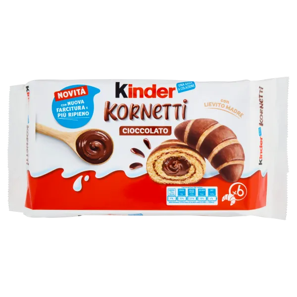 Fererro Kinder Kornetti s čokoládovou náplňou 270g