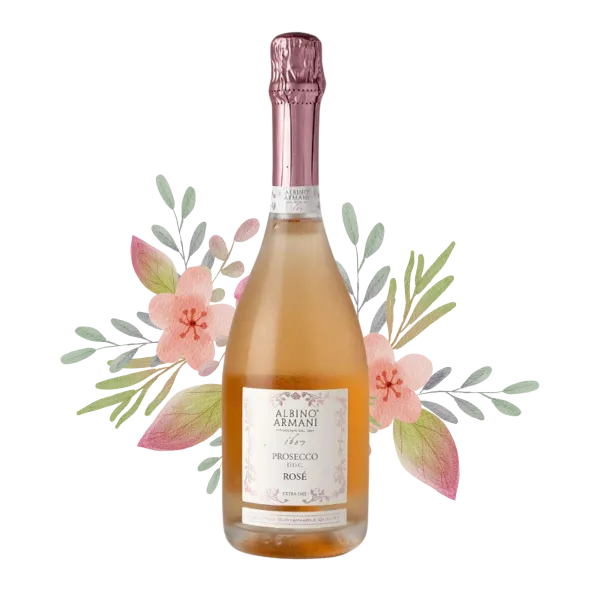 Albino Armani Prosecco Millesimato Rosé Extra Dry DOC 0,75l