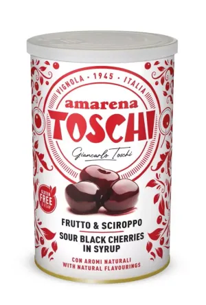 Toschi Vignola čierna čerešna amarena v sirupe 400g