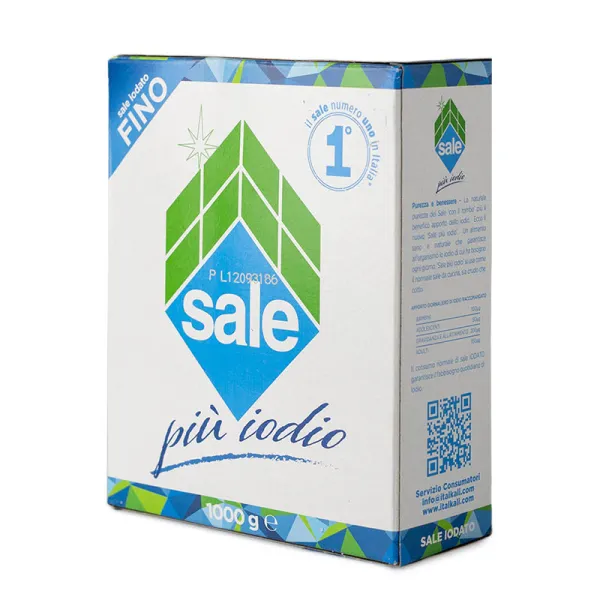 Italkali jemnozrnná sicílska morská soľ 1kg