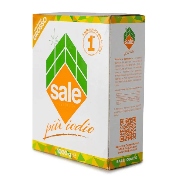 Italkali hrubozrnná sicílska morská soľ 1kg