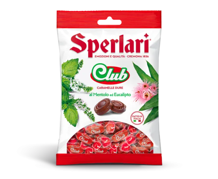 Sperlari tvrdé cukríky s mentolom a eukalyptom 200g