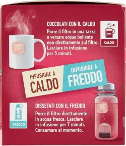 Bonomelli ovocný čaj s príchuťou malín a červených ríbezlí 24g thumbnail-2