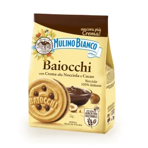 Mulino Bianco Baiocchi s lieskovcovo-kakaovým krémom 260g