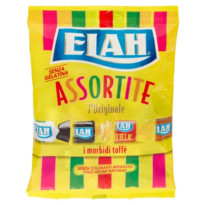 Elah Assortite mix 4 druhov mäkkých cukríkov 150g