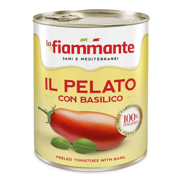 La Fiammante lúpané paradajky s bazalkou 800g